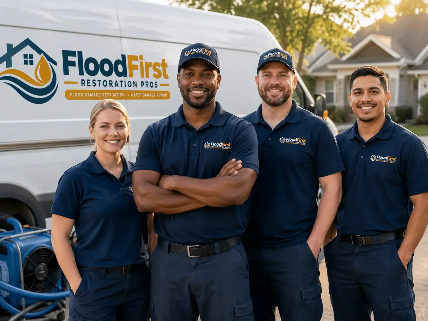 Flood Damage Restoration company in Pride, LA